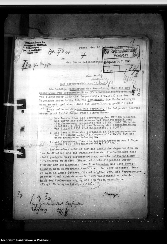 Obraz 5 z jednostki "Anwendung der Personenschädenverordnung auf Polen"