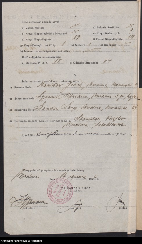 Obraz 5 z jednostki "Września - akta koła."