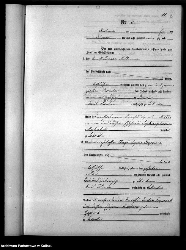 Obraz 14 z jednostki "[Księga małżeństw]"