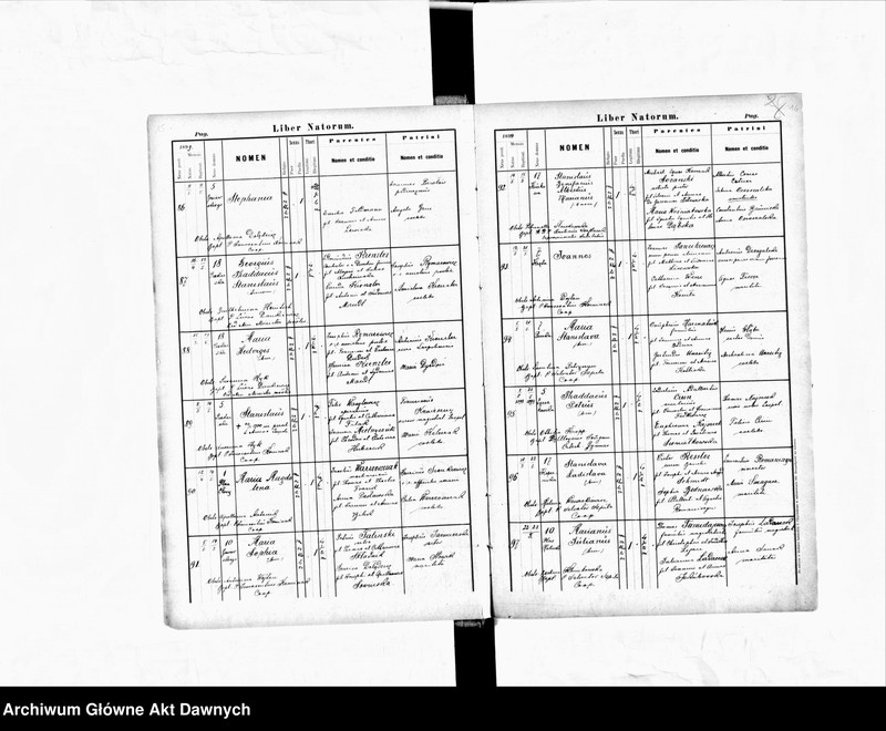 image.from.unit.number "Parafia: Lwów, parafia św. Andrzeja. Dekanat: Lwów. Księga metrykalna urodzeń, ślubów i zgonów dla całej parafii."
