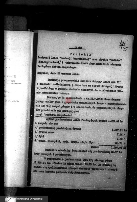 Obraz 9 z jednostki "Majętność /leśna/ Smogulecka Wieś powiat szubiński"