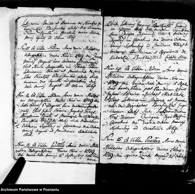 Obraz 18 z jednostki "Metrica copulatorum, baptisatorum, mortuorum"