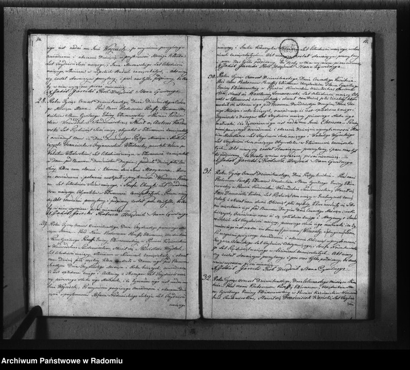 image.from.unit.number "Księga akt cywilnych gminy Głowaczew na rok 1819"