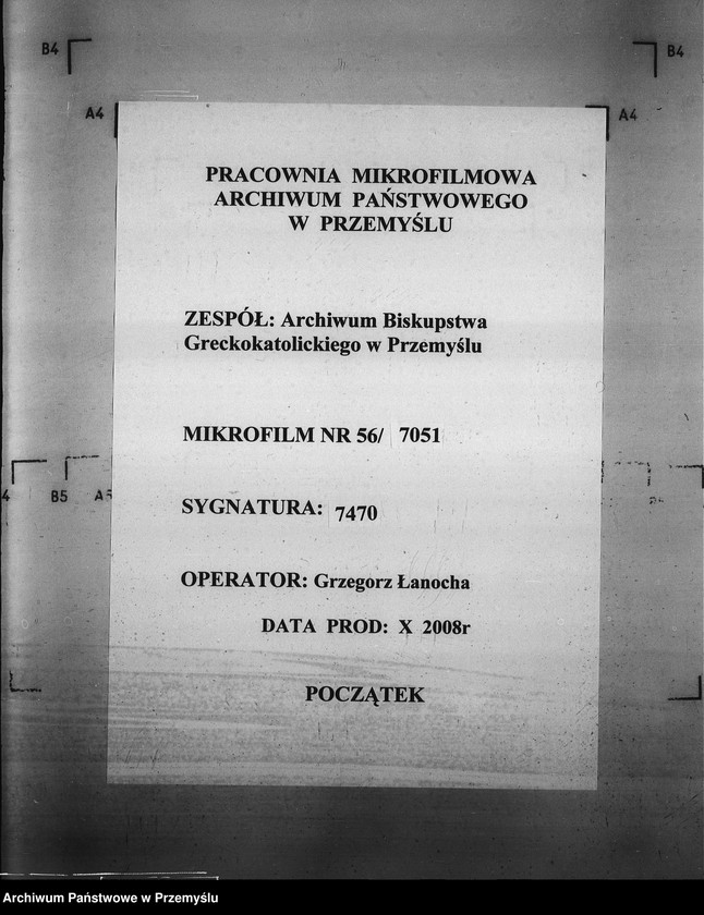 image.from.unit.number "[Kopie ksiąg metrykalnych parafii Kormanice z filiami Darowice, Kupiatycze, Młodowice, Fredropol (dekanat Niżankowice)]"