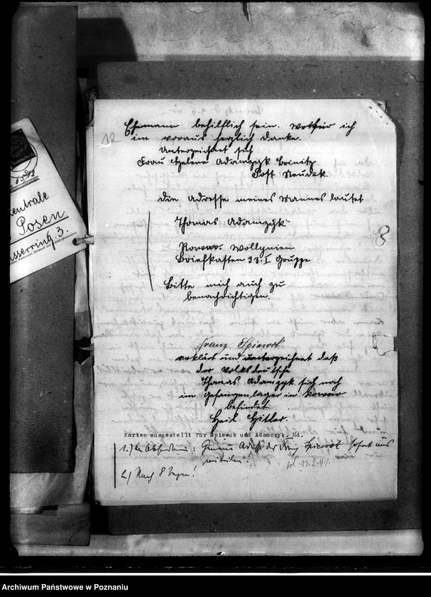 Obraz 16 z jednostki "Korespondencja w sprawie miejscowych Niemców, którzy zginęli w 1939 roku A - K"