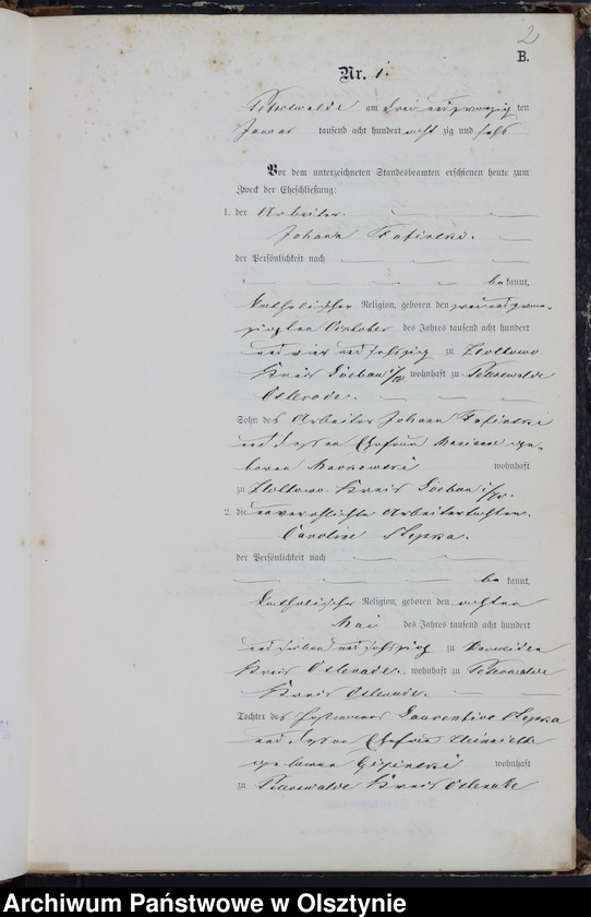 image.from.unit.number "Heiraths-Neben-Register Nr 1 - 42"