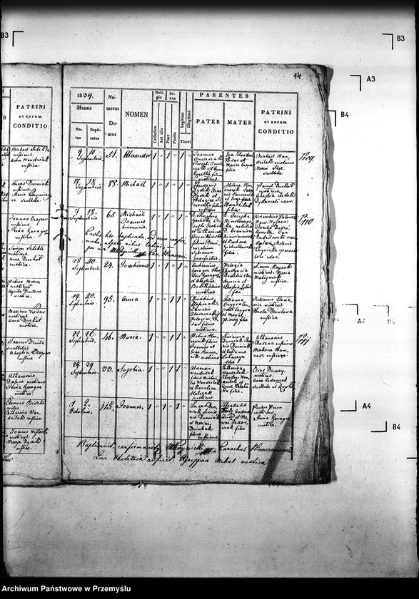 Obraz 18 z jednostki "[Kopie ksiąg metrykalnych parafii Hańczowa z filią Ropki (dekanat Gorlice)]"