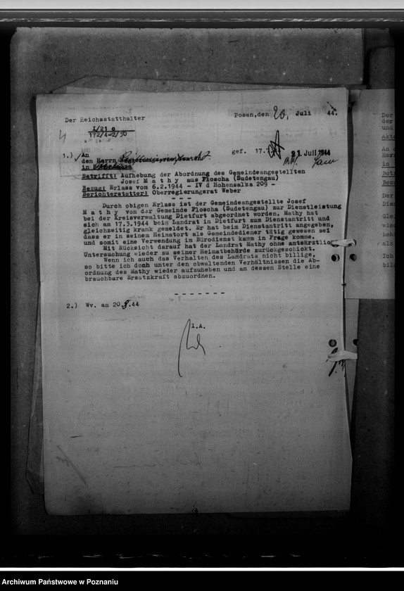 Obraz 8 z jednostki "Gansl, Mathy, Purkhart - urzędnicy"