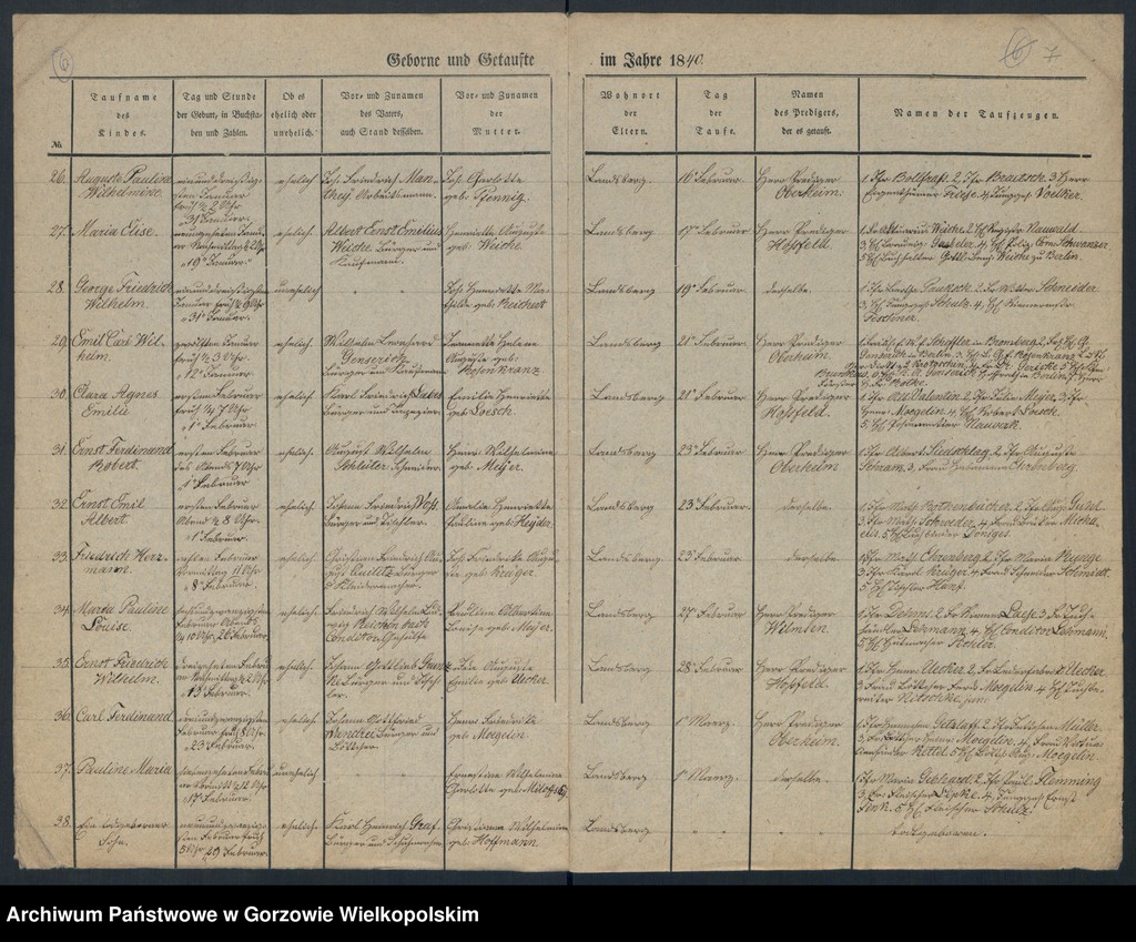 image.from.unit.number "Duplikate der Kirchenbücher von der Parochie der Hauptkirche zu Landsberg an der Warthe (zawiera też księgę zgonów Konkordien Kirche z 1840 r.)"