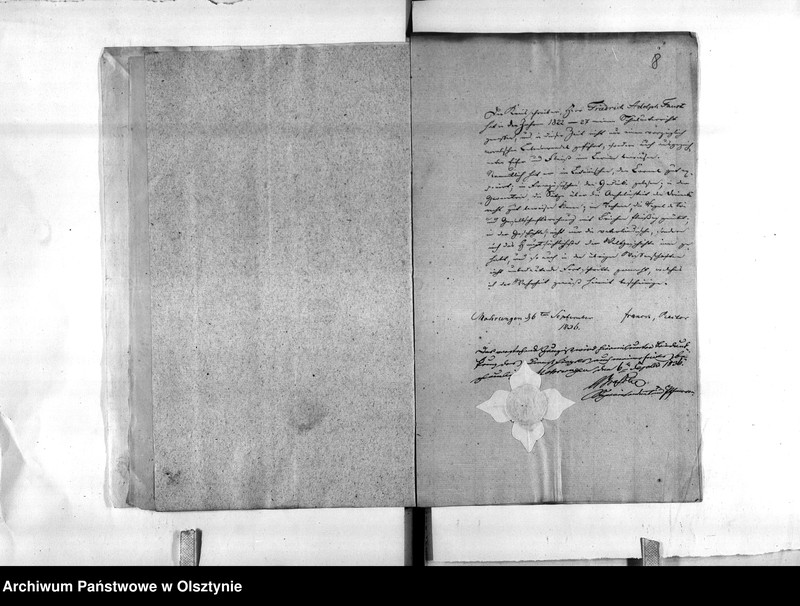 image.from.unit.number "Anstellung des Kreisschreibers Faus [Friedrich Adolph]"