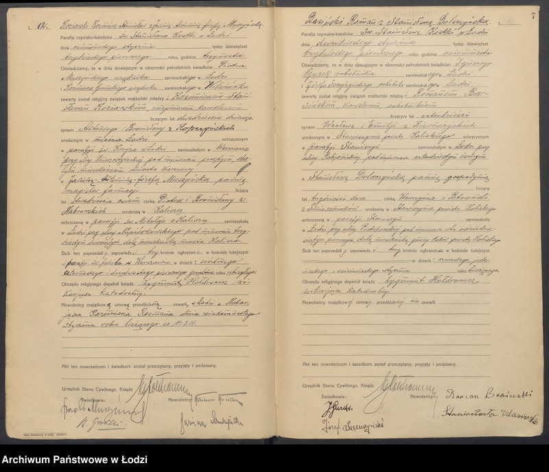 Obraz 9 z jednostki "Akta małżeństw"
