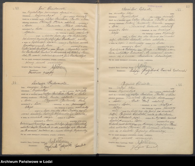 Obraz 14 z jednostki "Akta zgonów"