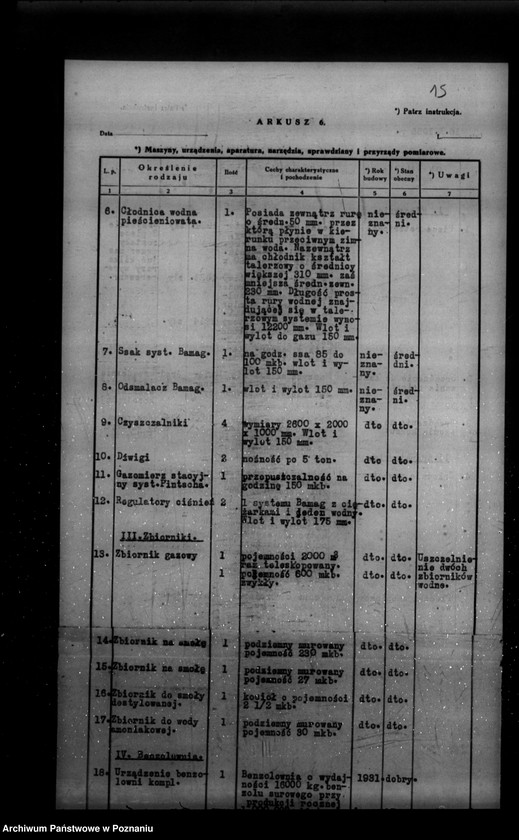 Obraz 19 z jednostki "Kwestionariusz Elektrowni Miejskiej w Rawiczu"