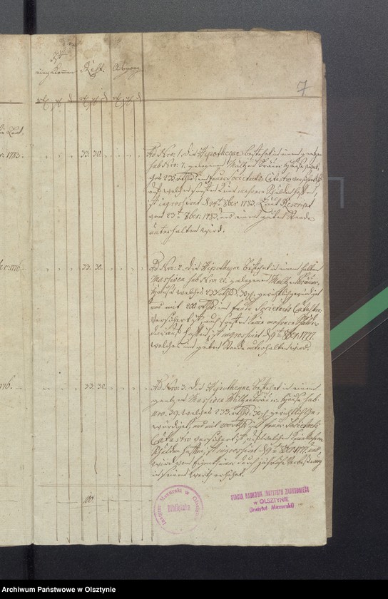 image.from.unit.number "Passenheimsche Hospital Rechnung"