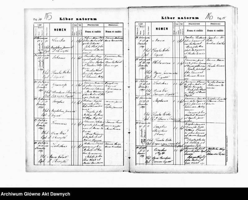image.from.unit.number "Parafia: Kamionka Strumiłowa. Dekanat: Gliniany. Kopie z ksiąg metrykalnych ur., zg. dla całej parafii (miasto Kamionka i wsie)."