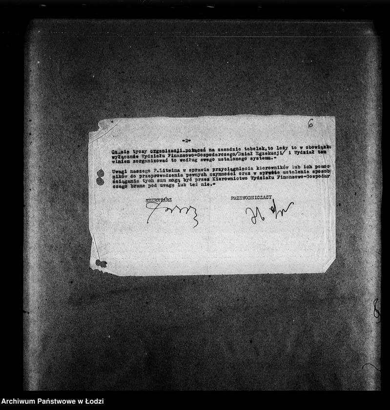 Obraz 9 z jednostki "[Protokoły i raporty z lustracji wydziałów i resortów]"