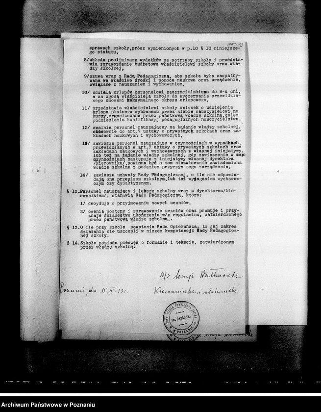 Obraz 16 z jednostki "Prywatna Szkoła Powszechna imienia Dąbrówki w Poznaniu"