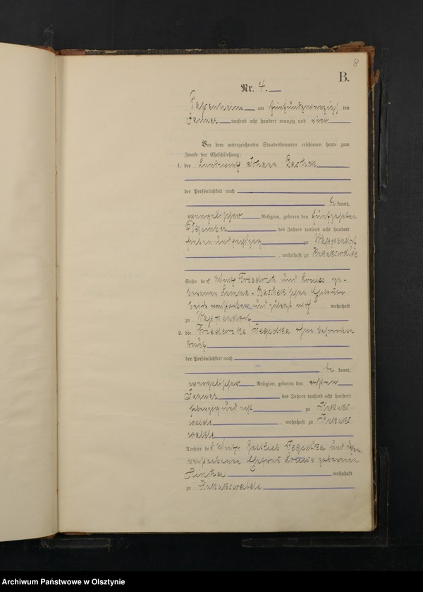 image.from.unit.number "Heiraths-Haupt-Register Nr 1 - 48"