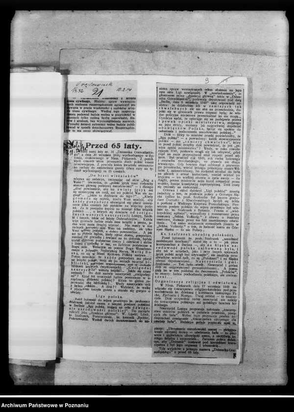 image.from.unit.number "Wycinki prasowe dotyczące Polski o różnej treści"