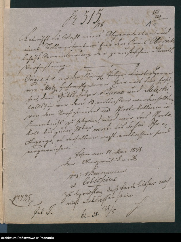 Obraz 5 z jednostki "A. betr. den Gutsbesitzer Hippolit von Turno"