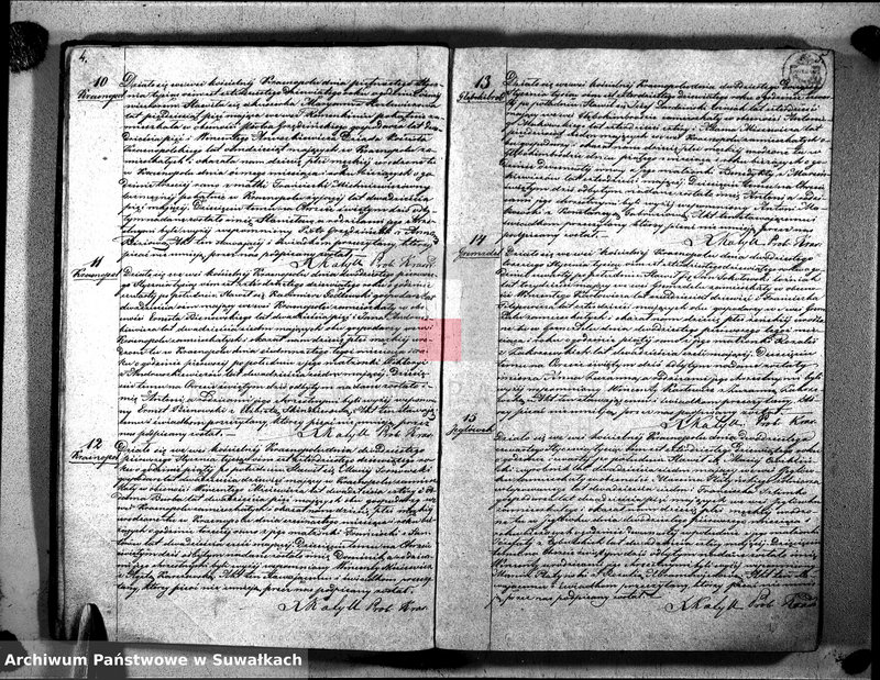image.from.unit.number "Duplikat Akt Urodzonych, Zaślubionych i Umarłych Parafii Krasnopolskiej 1849 roku."