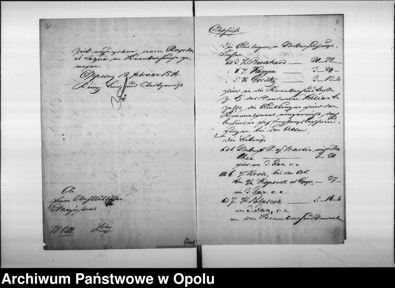 Obraz 6 z jednostki "Acta des Magistrats zu Oppeln betreffend die Prozessache contra den Kaufmann Kilian zu Ottmuth wegen 28 rtl. [Reichsthaler] 4 sgr. [Silbergroschen] 6 pf. [Pfenige] De anno 1846"