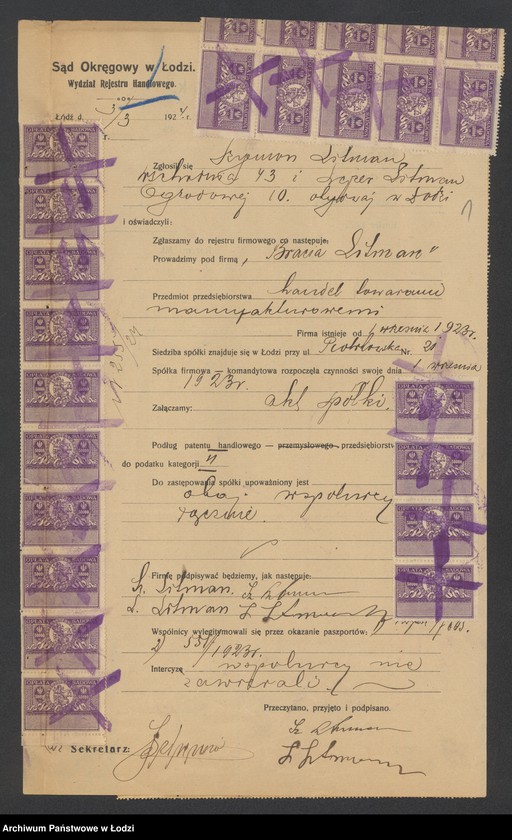 Obraz 3 z jednostki "Bracia Litman- handel towarami manufakturowymi"