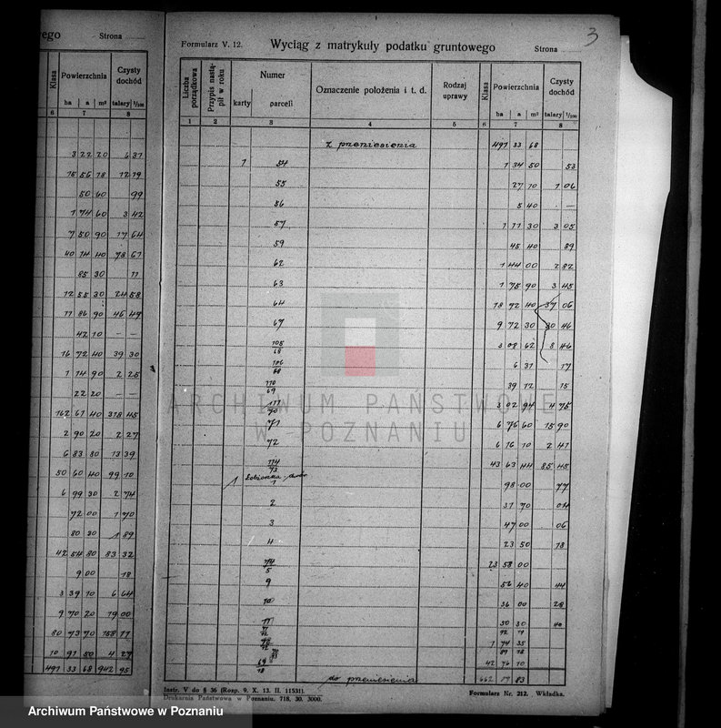 Obraz 7 z jednostki "Rejestr wyłączeń z art. 4 i 5 ustawy o wykonaniu reformy rolnej majątku Łobżenice powiatu wyrzyskiego"