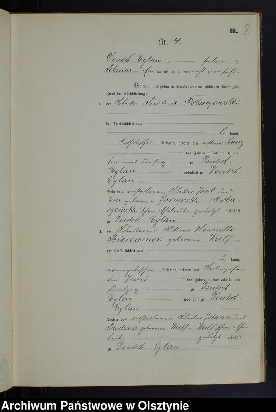 image.from.unit.number "Heiraths-Neben-Register Nr 1 - 33"