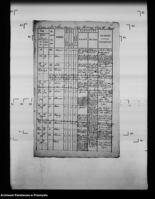 Obraz 18 z jednostki "[Kopie ksiąg metrykalnych parafii Królowa Ruska z filią Bogusza (dekanat Grybów)]"