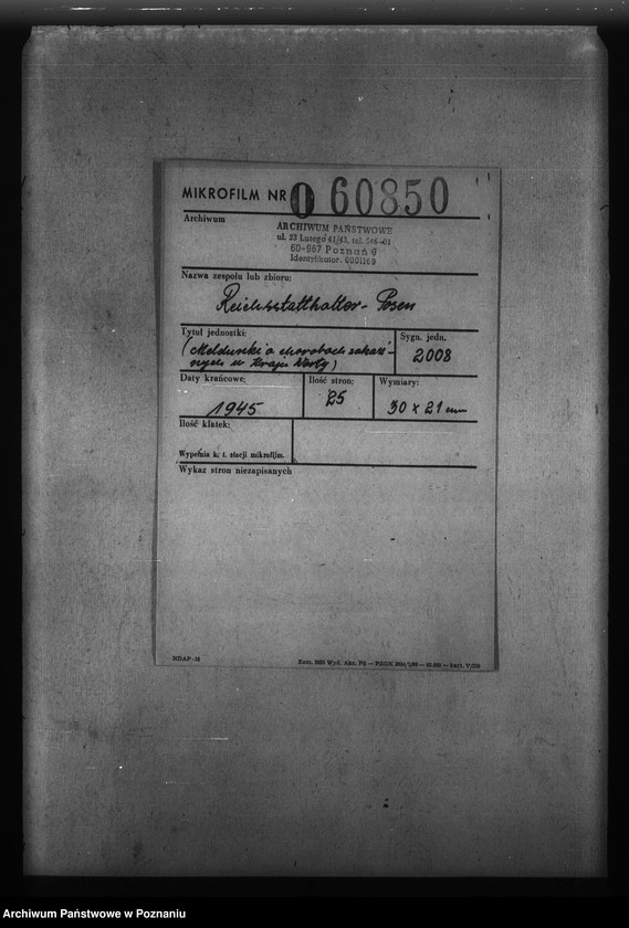 Obraz 2 z jednostki "Meldunki o chorobach zakaźnych w Kraju Warty"