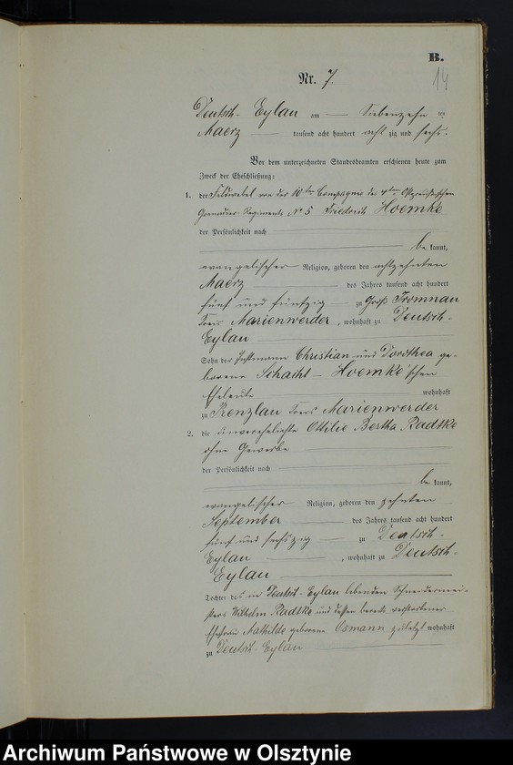 image.from.unit.number "Heiraths-Neben-Register Nr 1 - 33"
