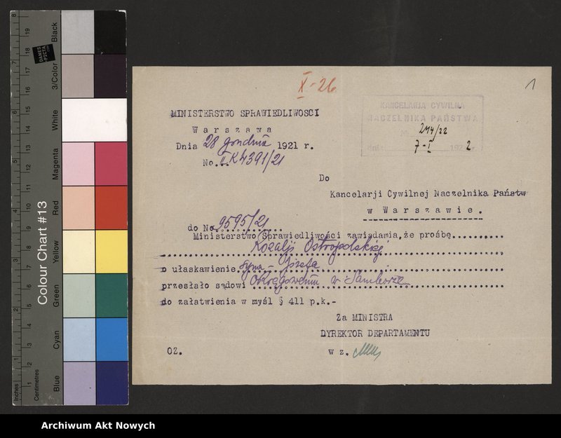 image.from.unit.number "Ułaskawienia z Małopolski - nieuwzględnione, dotyczące: zabójstw, kradzieży m. in w czasie inwazji rosyjskiej w 1914 r., dezercji, lichwy wojennej oraz handlu walutą, a także wykroczeń i rabunku na jesieni 1918 r. podczas rozruchów antyżydowskich (pow. Rzeszów)"