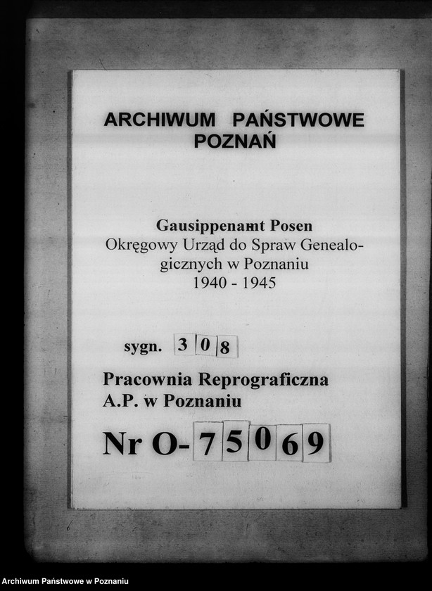 Obraz 1 z jednostki "[Wykaz ksiąg kościelnych z powiatów gostyńskiego i rawickiego]"