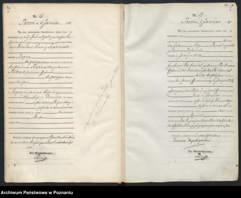 Obraz 12 z jednostki "Księga urodzeń t. I"