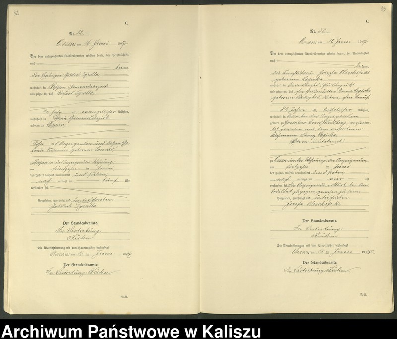 Obraz 19 z jednostki "[Księga zgonów]"