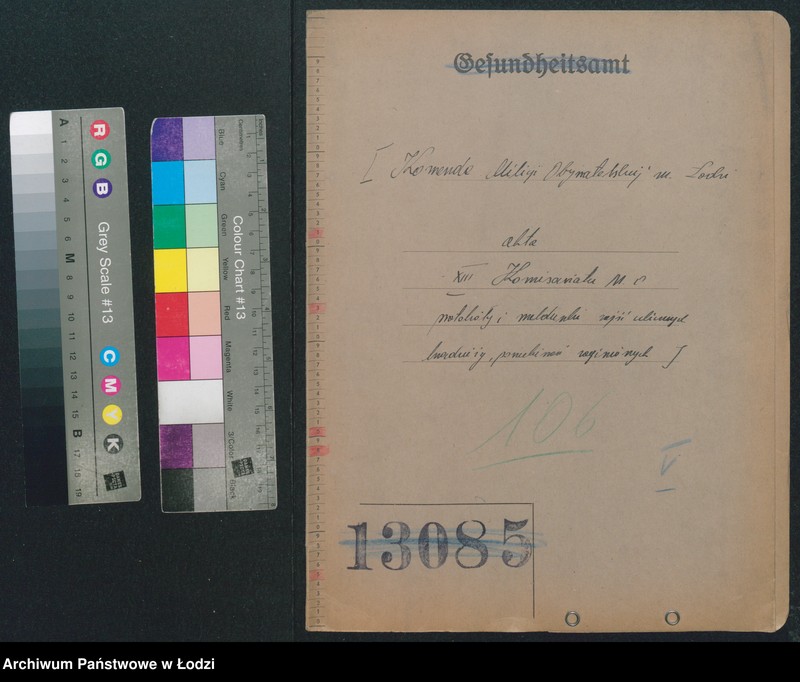 Obraz 2 z jednostki "[Akta XIII Komisariatu Milicji Obywatelskiej - protokoły i meldunki z zajść ulicznych, kradzieży, poszukiwań zaginionych]"