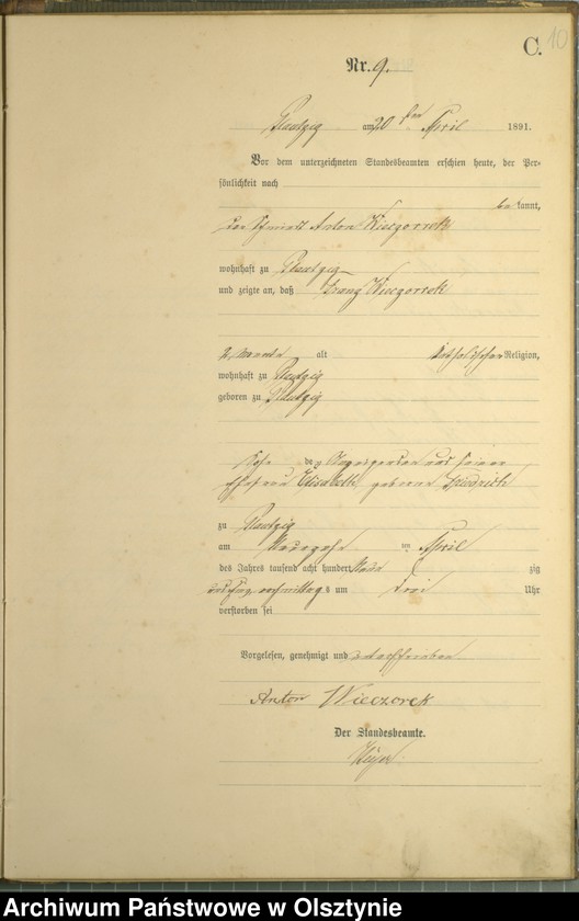 image.from.unit.number "Sterbe-Haupt-Register Nr 1 - 31"