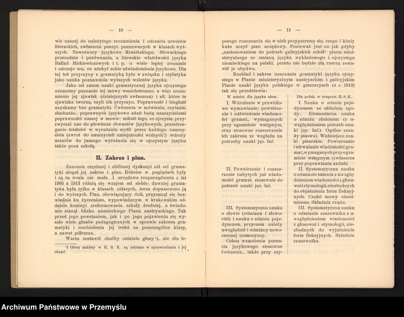 image.from.unit.number "IX Sprawozdanie Dyrekcji C.K. Gimnazjum V. w Krakowie za rok szkolny 1914/15"