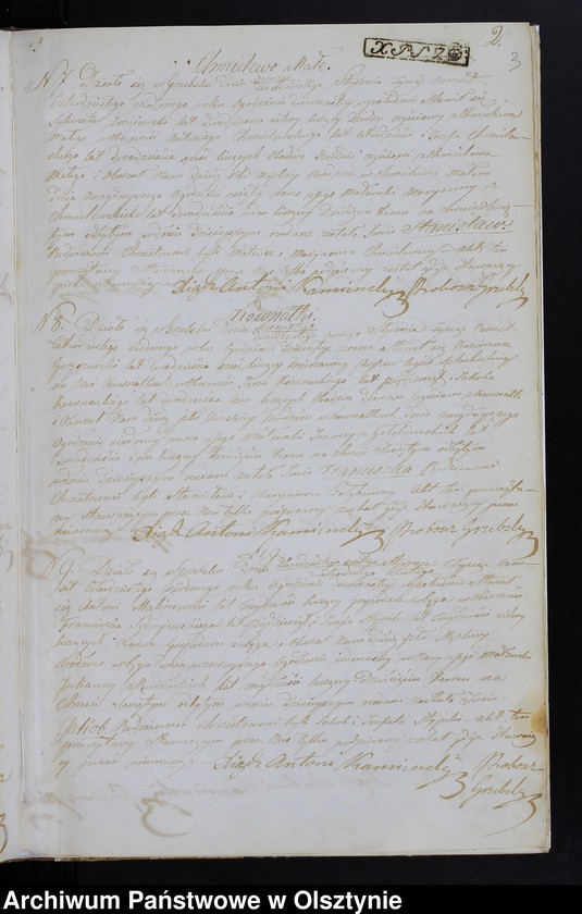 image.from.unit.number "Duplikat Aktów Urodzenia, Zaślubień, Zeyścia za Rok 1847 z Parafii Grzebskiey"