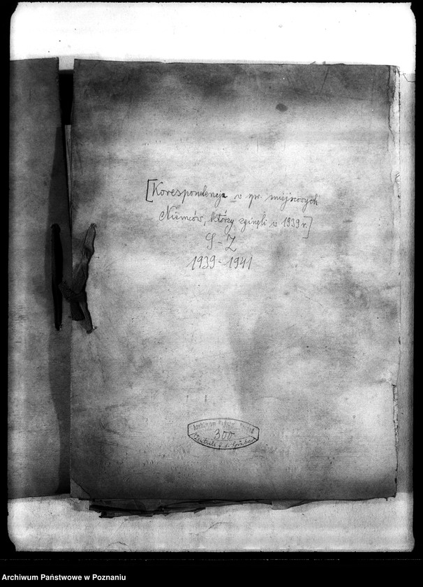 Obraz 4 z jednostki "Korespondencja w sprawie miejscowych Niemców, którzy zginęli w 1939 roku S - Z"