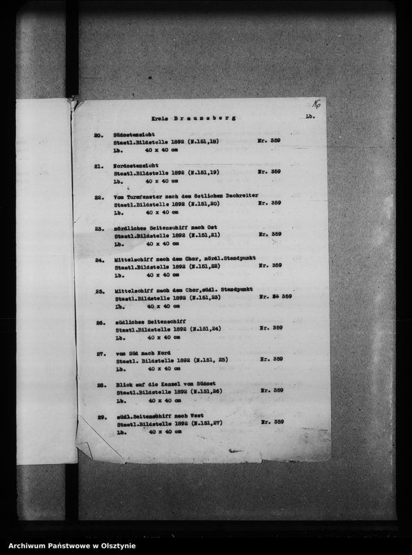 image.from.unit.number "Katalog der Lichtbilder des Provinziellen Denkmalarchievs"