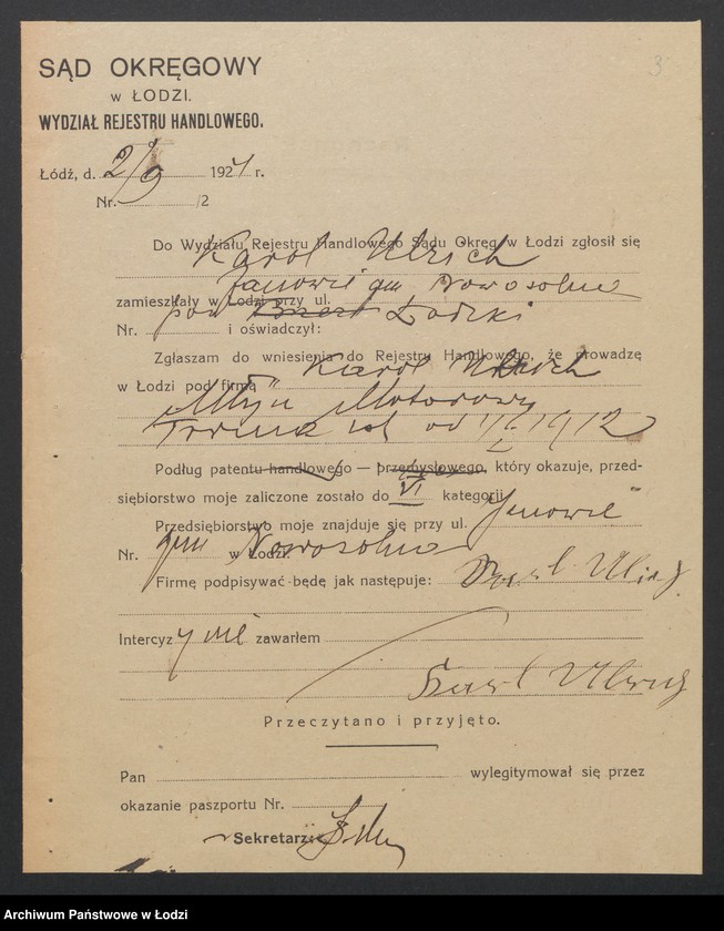 Obraz 5 z jednostki "Karol Ulrich- młyn motorowy- Janów"