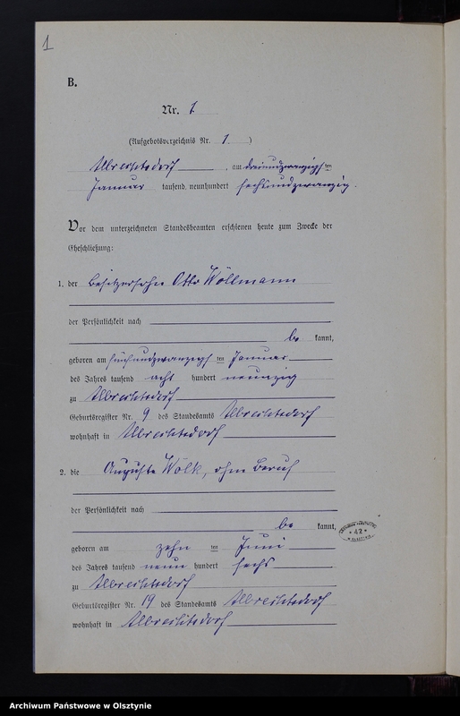 image.from.unit.number "Heiraths-Neben-Register Nr 1 - 6 [ Księga małżeństw - wtóropis ]"