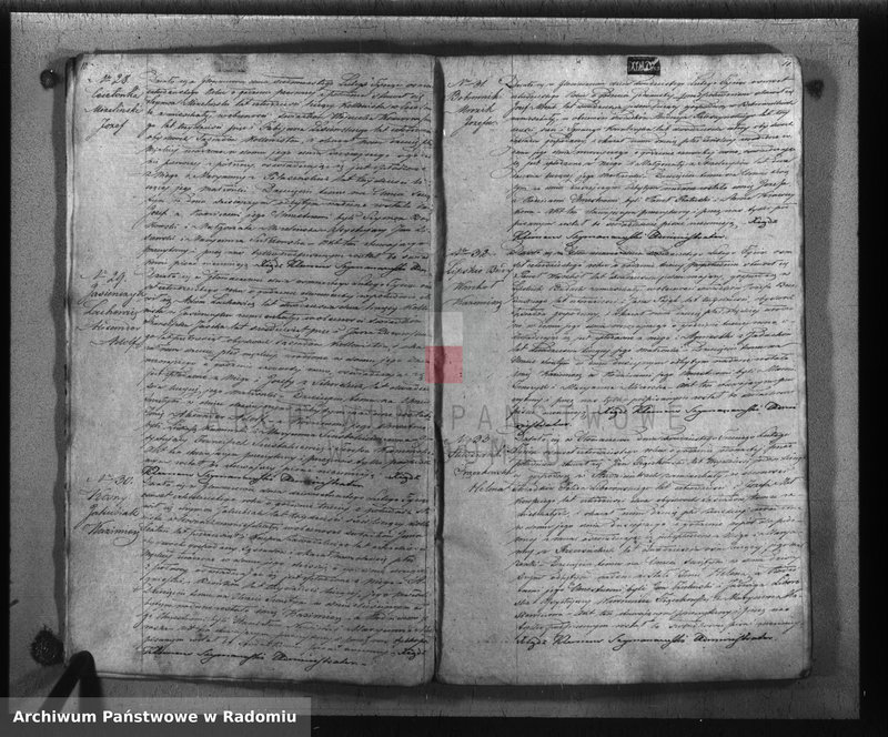 image.from.unit.number "Duplikat akt urodzenia, zaślubin i zeyścia parafii Głowaczew na rok 1840"