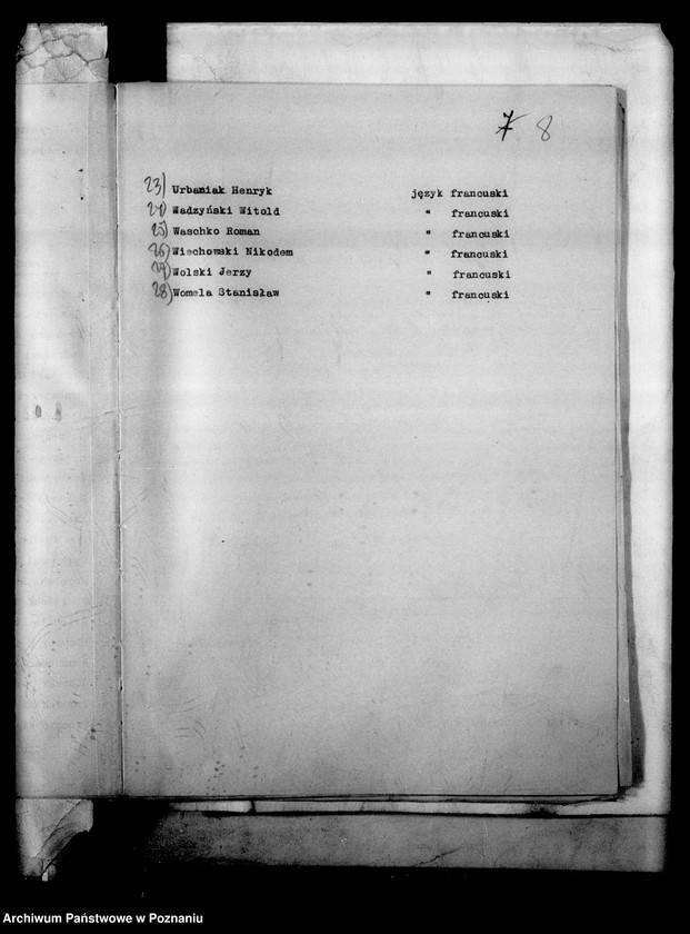 Obraz 11 z jednostki "Prywatne Liceum i Gimnazjum imienia Mickiewicza - Poznań [spis uczniów klasy II liceum oraz świadectwa ukończenia gimnazjum (IV klasy)]"