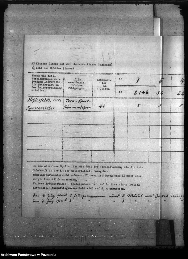 Obraz 9 z jednostki "Unterricht in Leibesübungen"