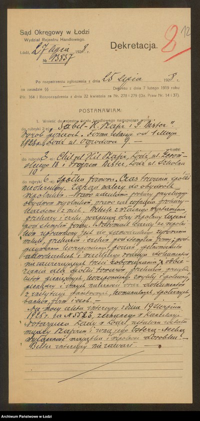 Obraz 14 z jednostki ""Sabil" Chil vel Szafir, Grojnem Bister- wyrób pończoch"