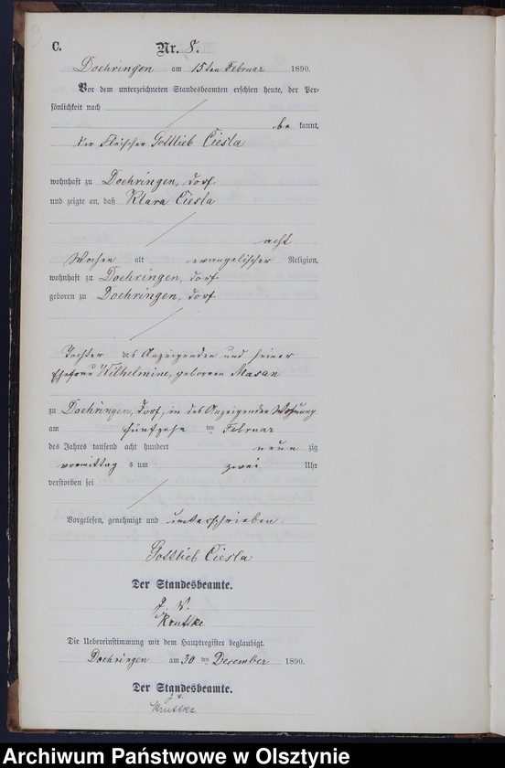 image.from.unit.number "Sterbe-Neben-Register Nr 1 - 67"