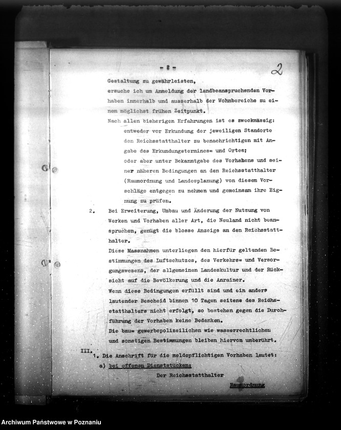 Obraz 6 z jednostki "Plany, korespondencja i statystyka w zakresie planowania przestrzennego w Kraju Warty"